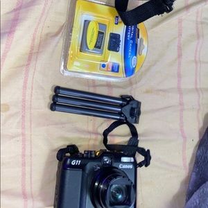 Black canon camera